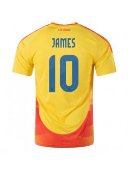 Kolumbien James Rodriguez #10 Heimtrikot Copa America 2024 Kurzarm